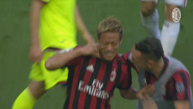 Keisuke Honda's free-kick against Bologna